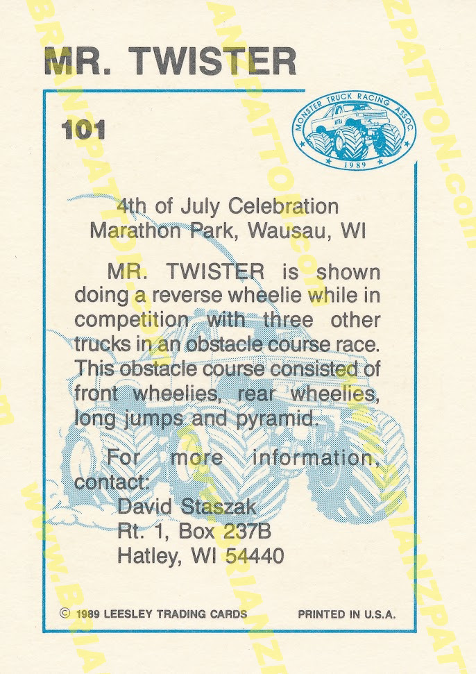 1989 MTRA Leesley - Brian Z. Patton